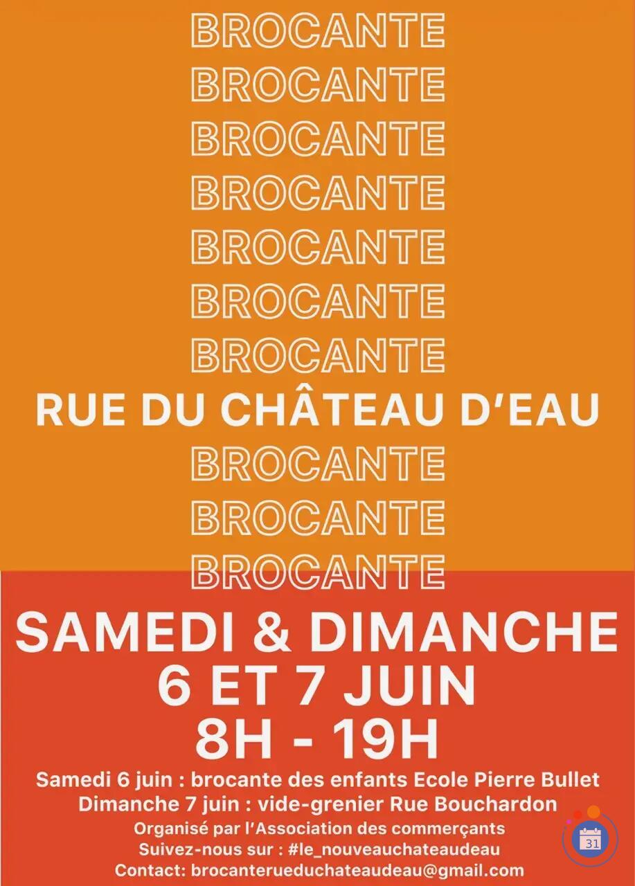 brocante rue du Chateau d'Eau