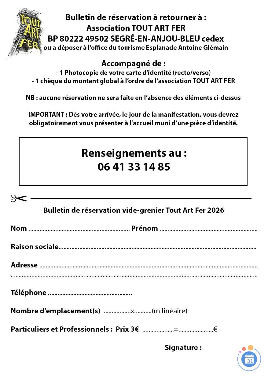 Image Tout Art Fer vide grenier (photo 2)