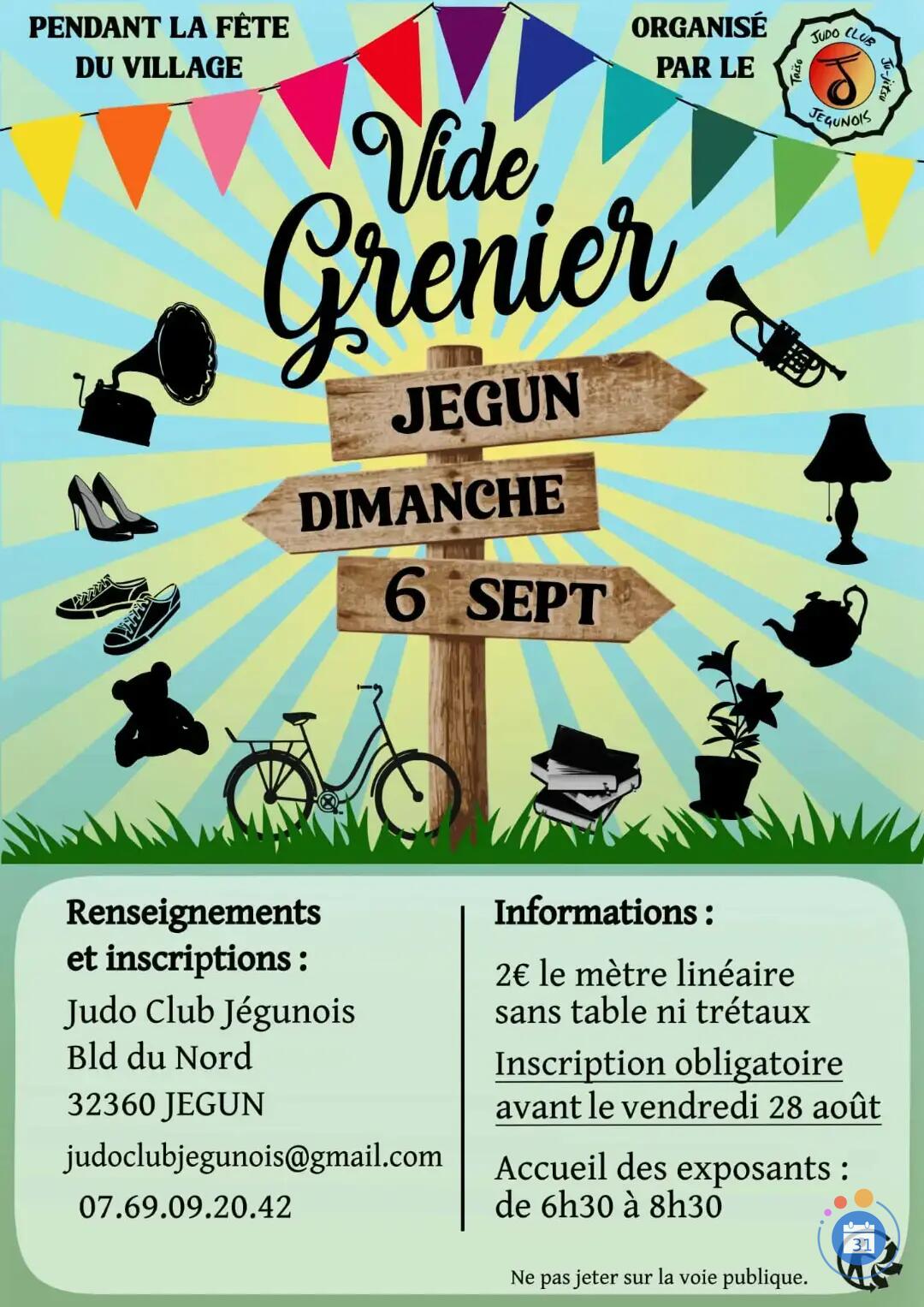 Image Vide grenier de Jegun (photo 1)