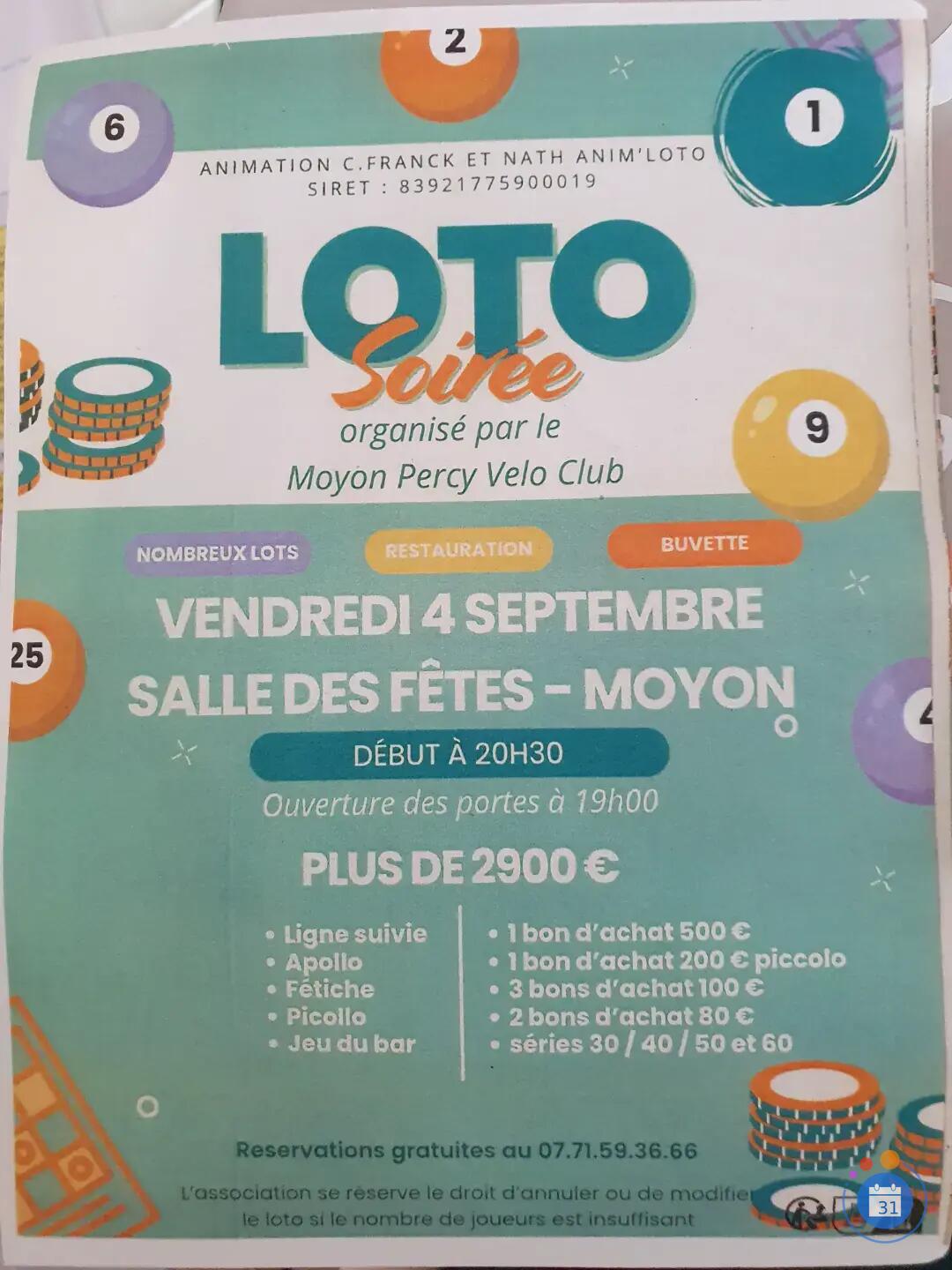 Image SUPER LOTO ANIME PAR NATHALIE CAILLOT (photo 1)