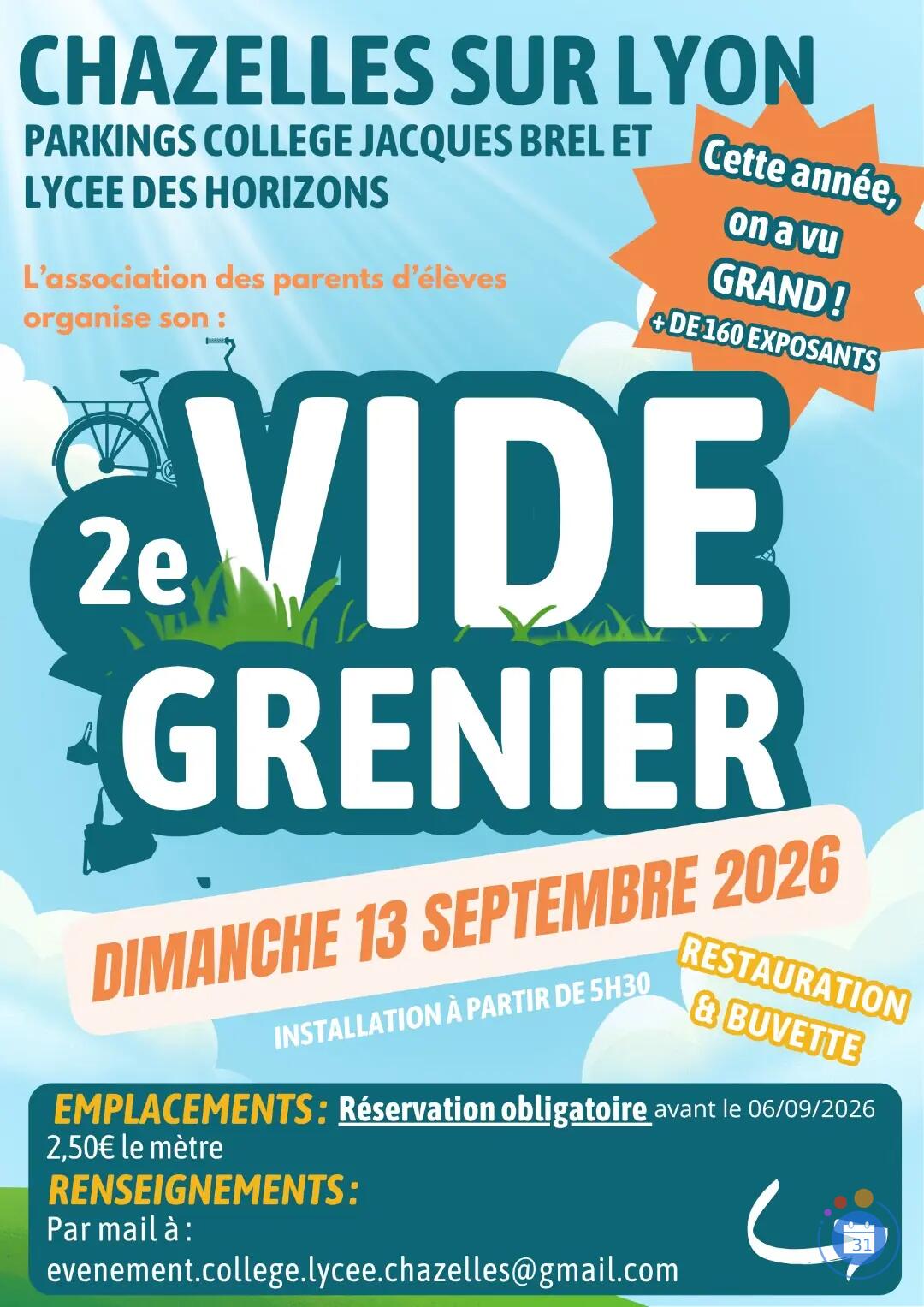Image Vide Grenier Chazelles sur Lyon (photo 1)