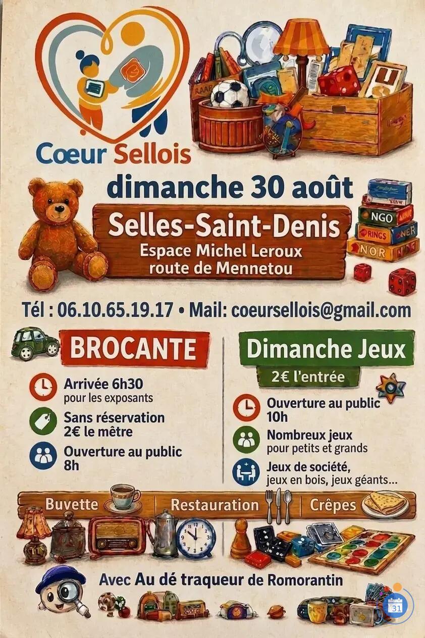 Image Brocante , Vide grenier et Dimanche jeux de sociètès (photo 1)