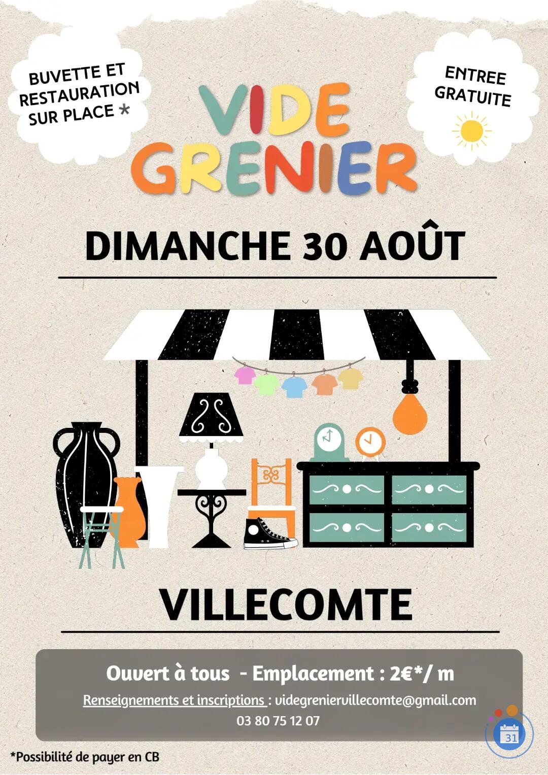 Image Vide grenier de Villecomte (photo 1)