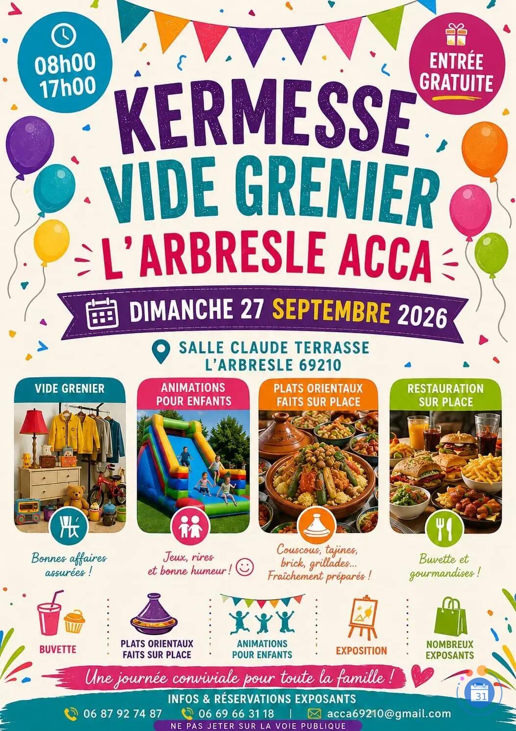 Image Kermesse Vide Grenier ACCA (photo 1)