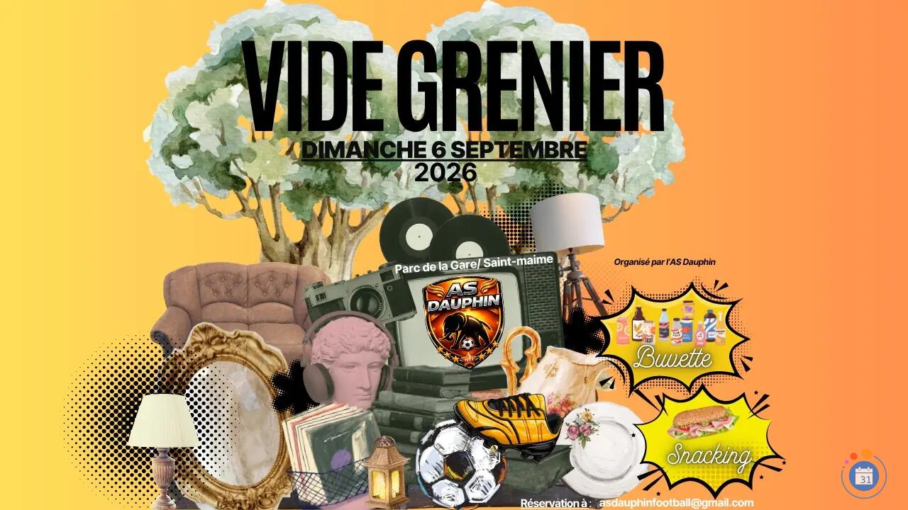 Image Vide grenier AS Dauphin Football (photo 1)