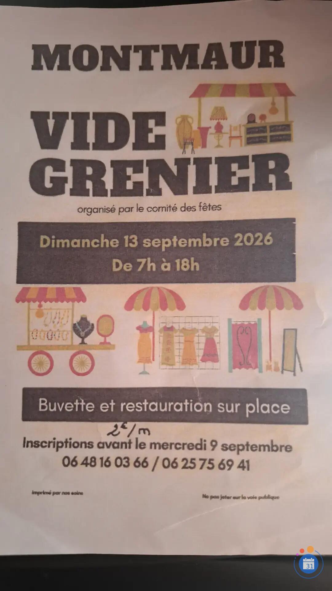 Image Vide grenier du Comité des fêtes (photo 1)