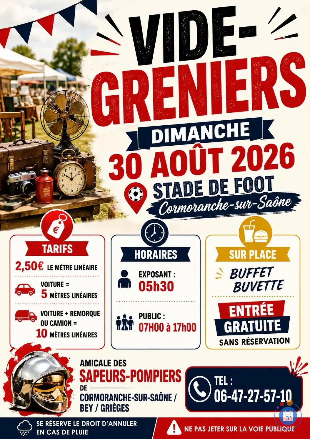Image vide greniers des pompiers (photo 1)
