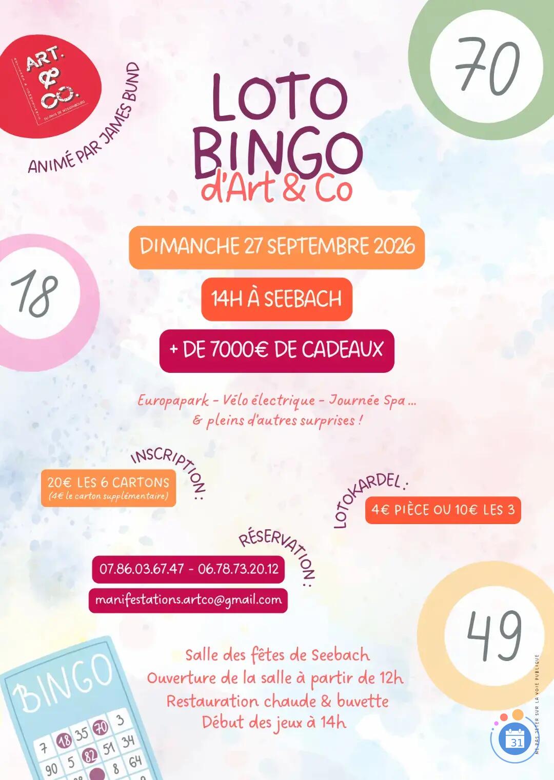 Image Super loto Animé par James Bund (photo 1)
