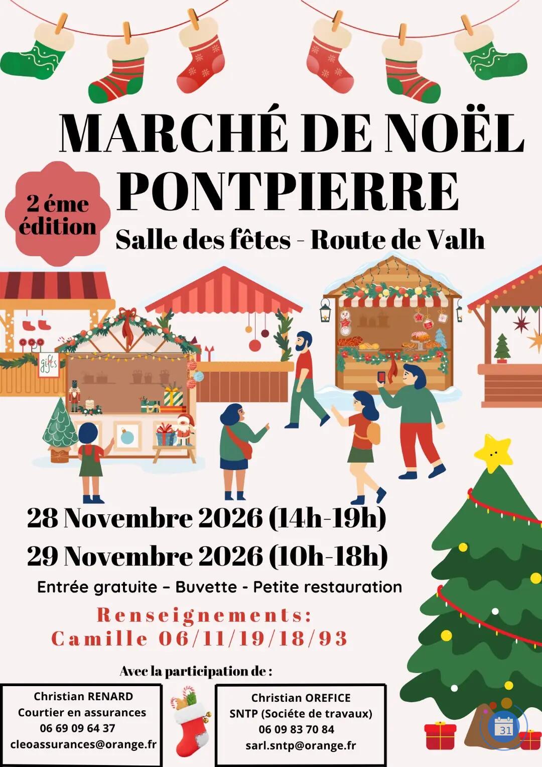Image Marché de Noël Pontpierre (photo 1)