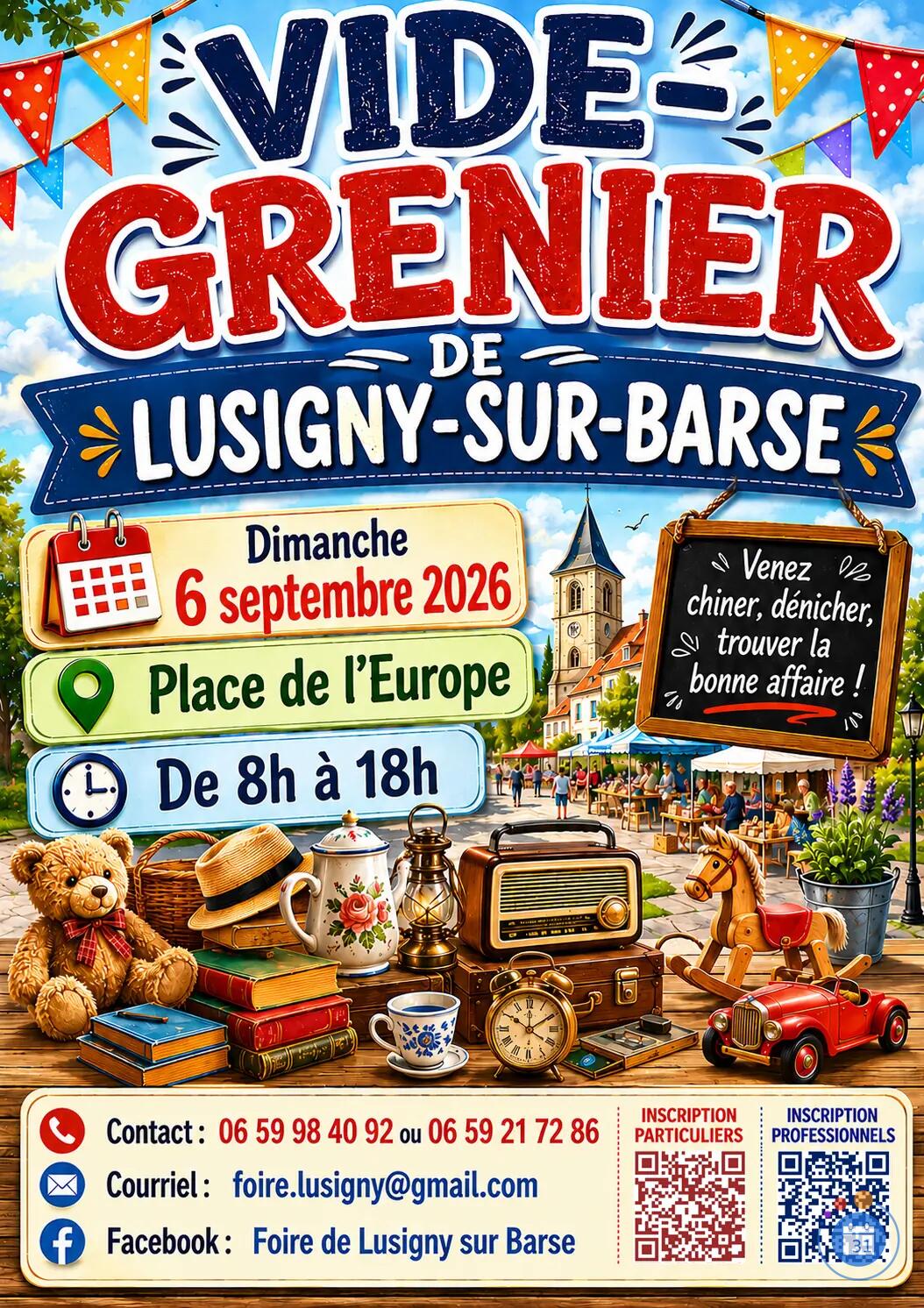 Image Vide grenier de Lusigny sur Barse (photo 1)