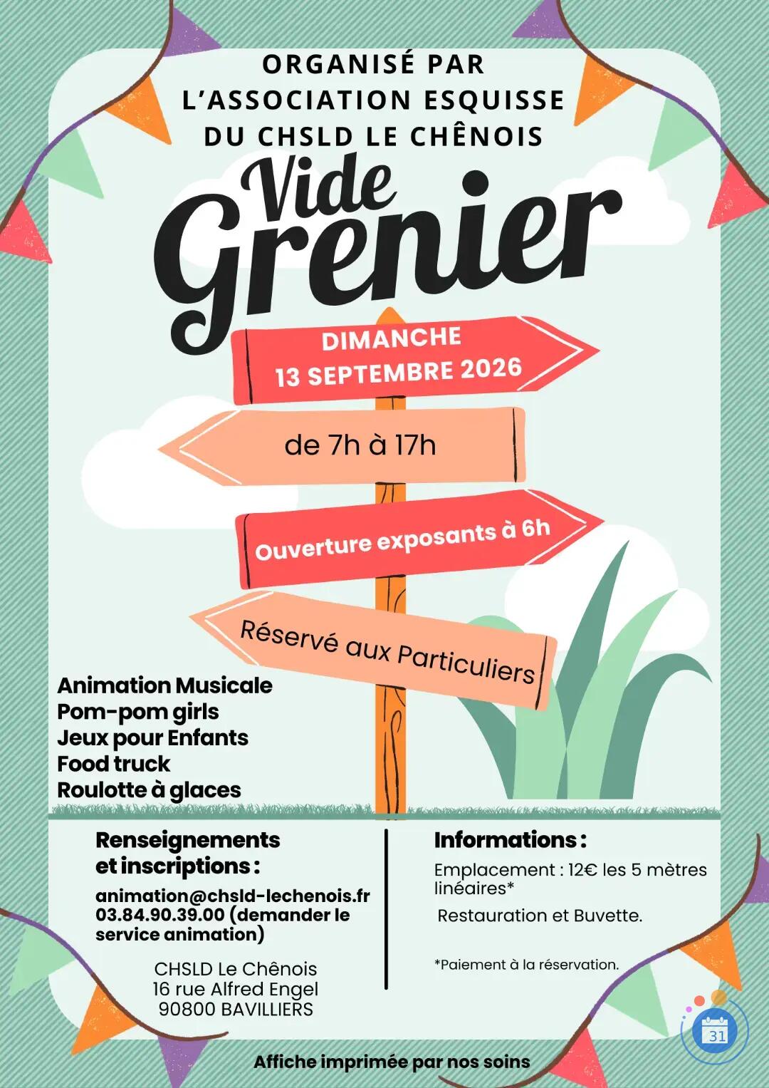 Image Vide Grenier du CHSLD Le Chênois (photo 1)
