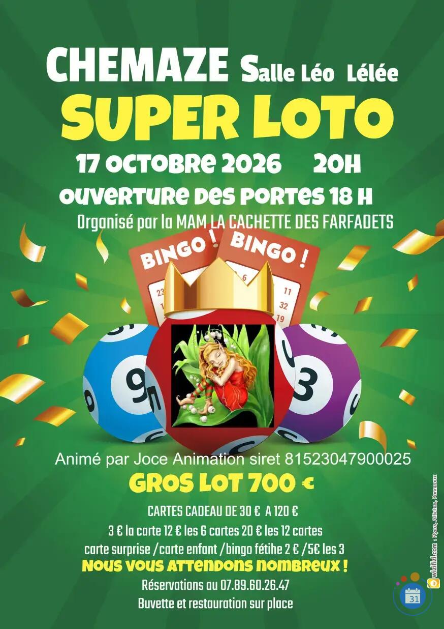 Image SUPER LOTO MAM LA CACHETTE DES FARFADETS (photo 1)