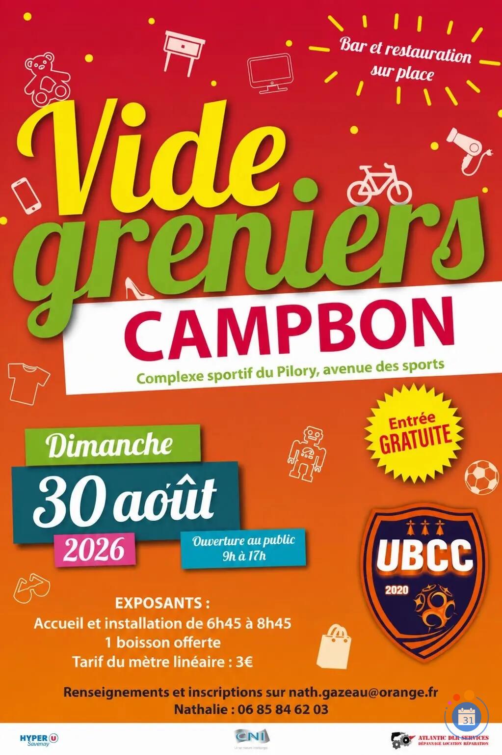 Image Vide-greniers de l'UBCC Foot (photo 1)
