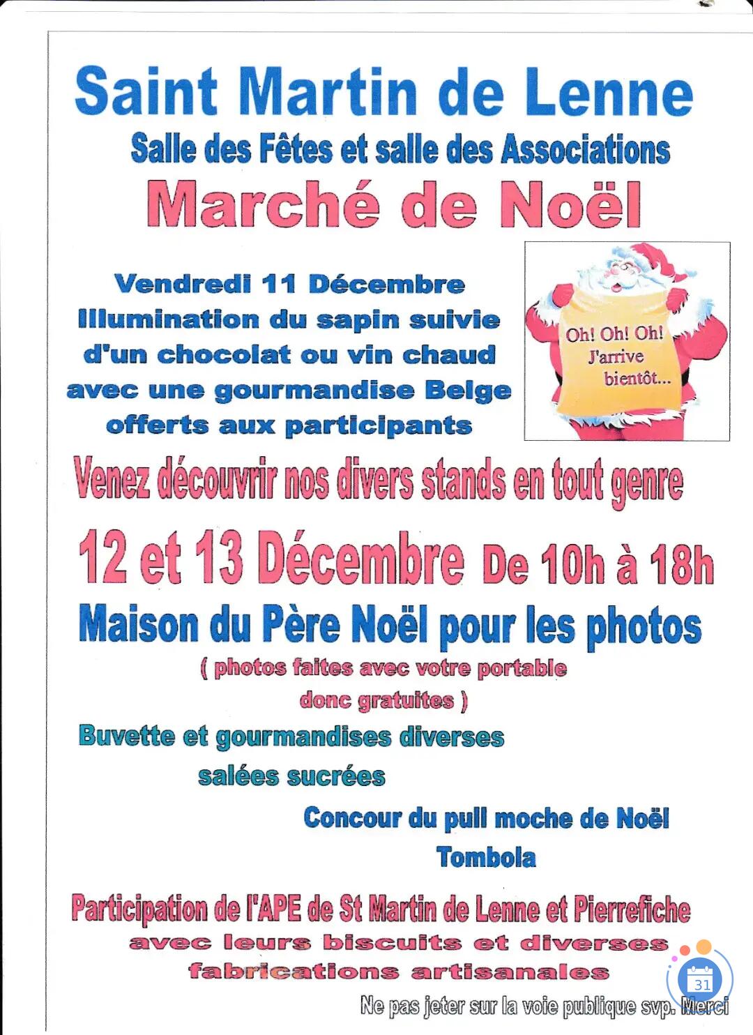 Image marche de noel de saint martin de lenne (photo 1)