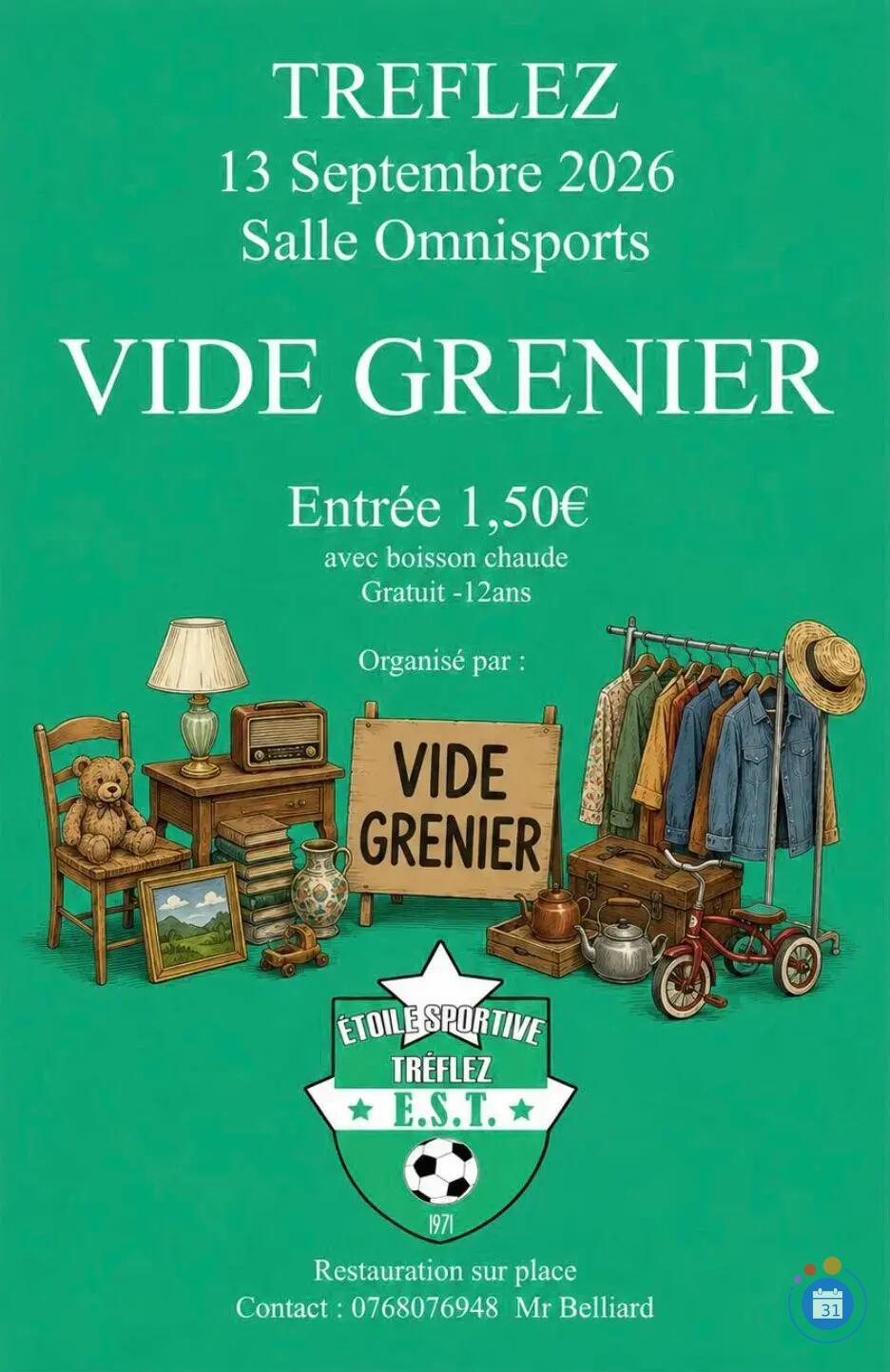 Image Vide grenier etoile sportive treflez (photo 1)