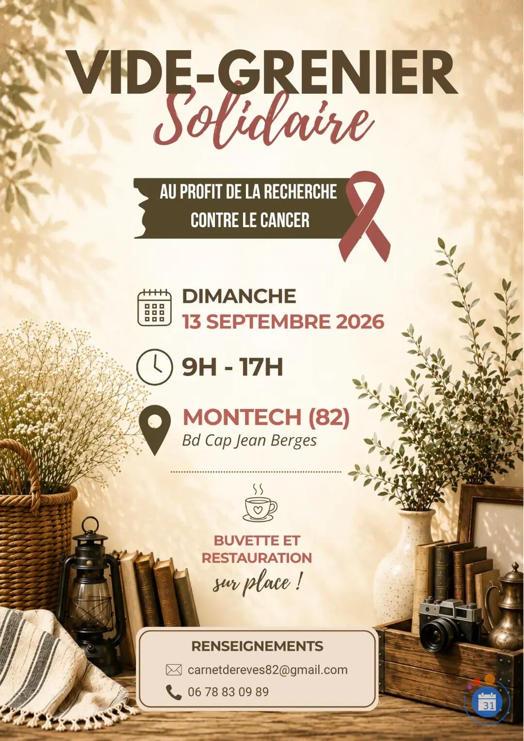 Image Vide-Grenier Association Carnet de Rêves (photo 1)