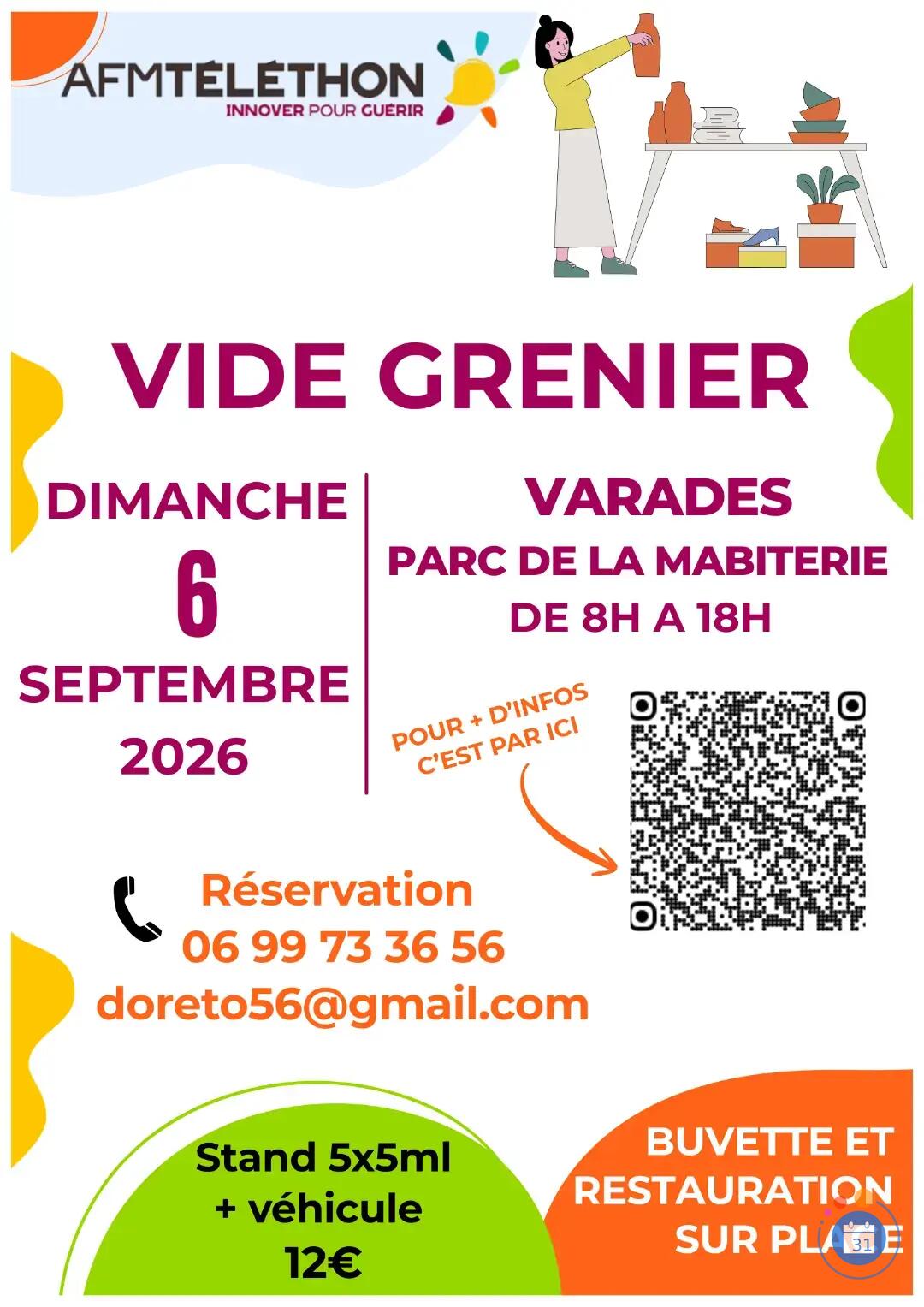 Image Vide grenier au profit du Téléthon (photo 3)