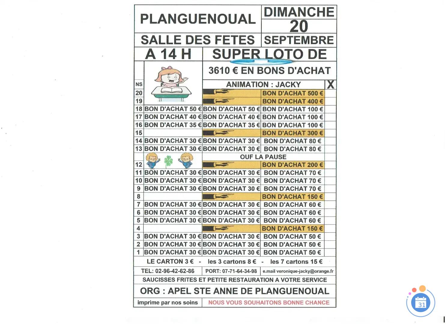 Image LOTO ANIME PAR JACKY (photo 1)