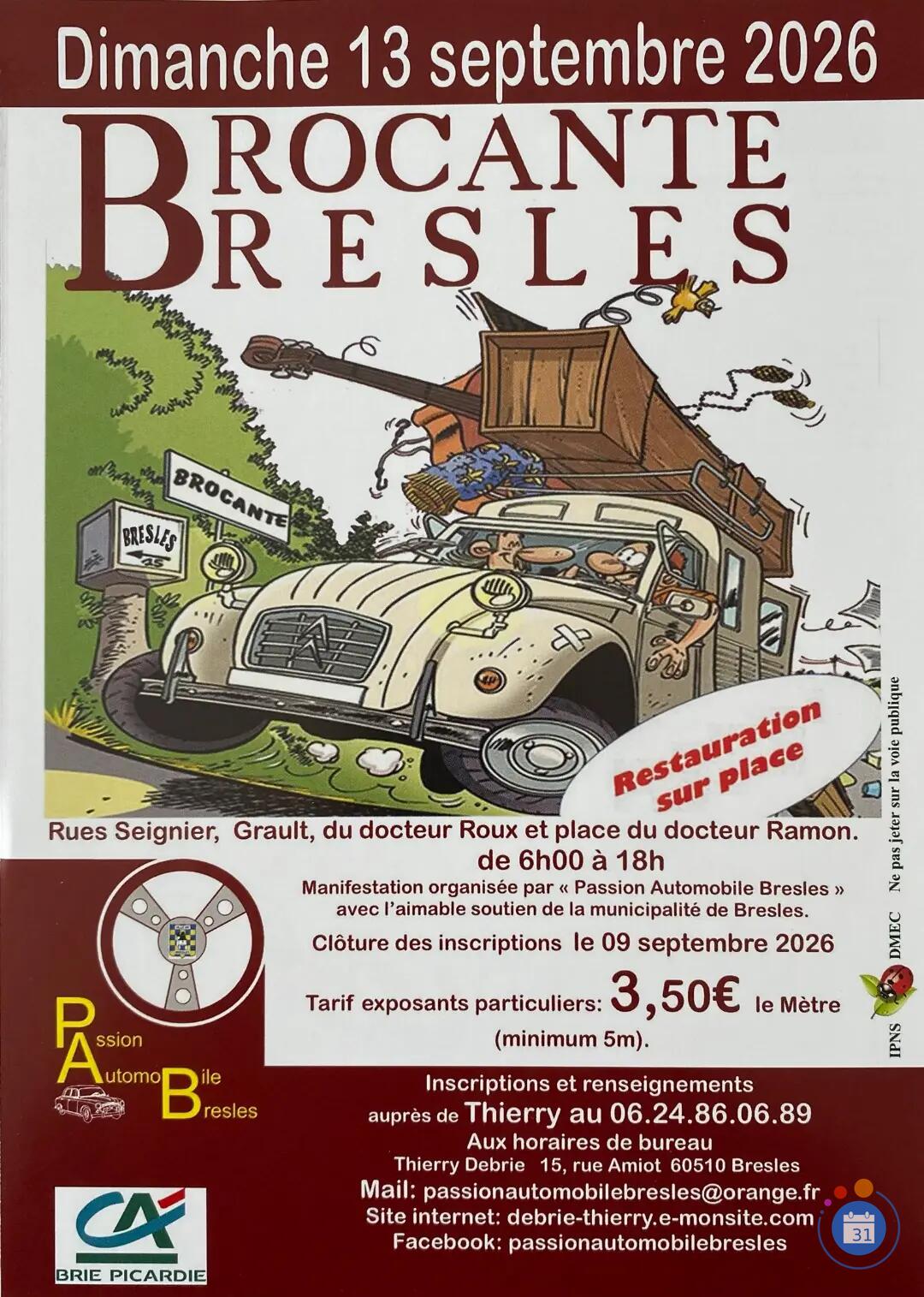 Image Brocante passion automobile Bresles (photo 1)
