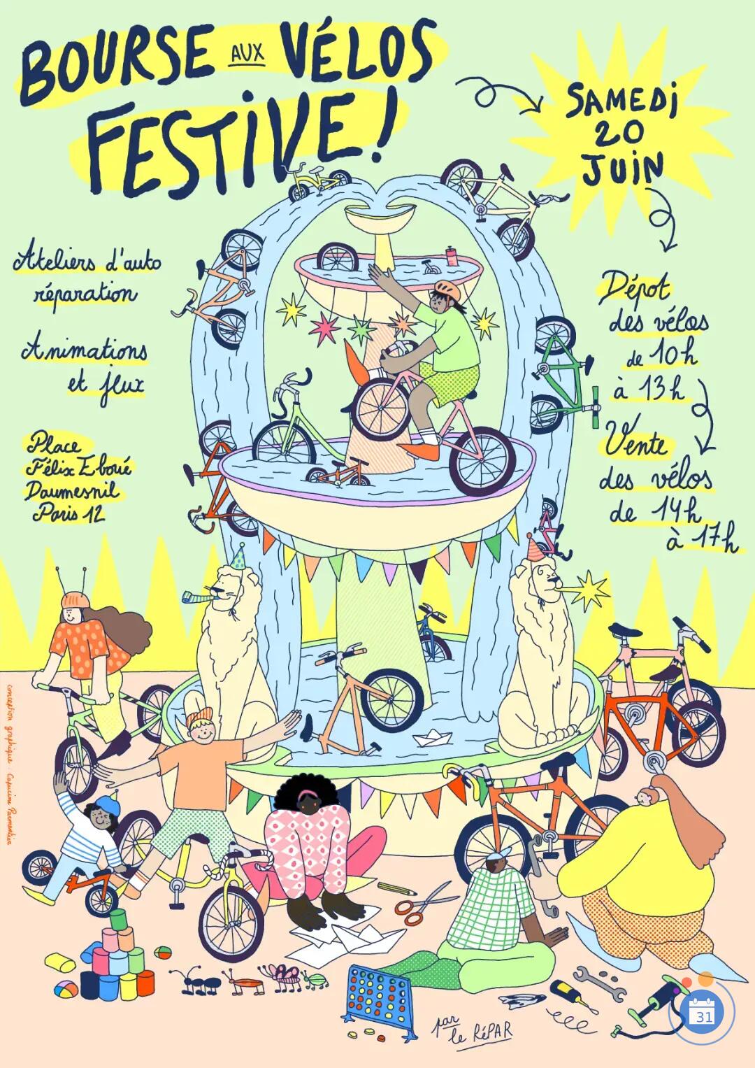 Bourse aux vélos festive du 12ème