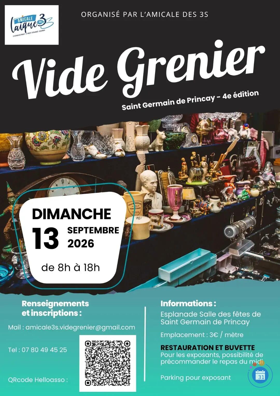 Image Vide grenier St germain de Princay (photo 1)