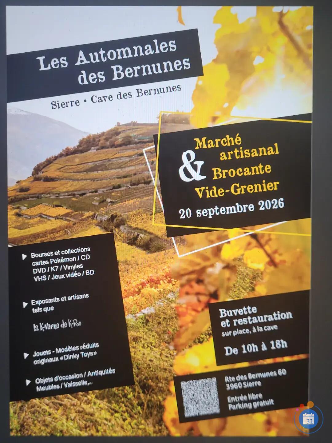 Image Les Automnales des Bernunes - Marché Vide Grenier - Broccante - Marche Artisanal (photo 1)