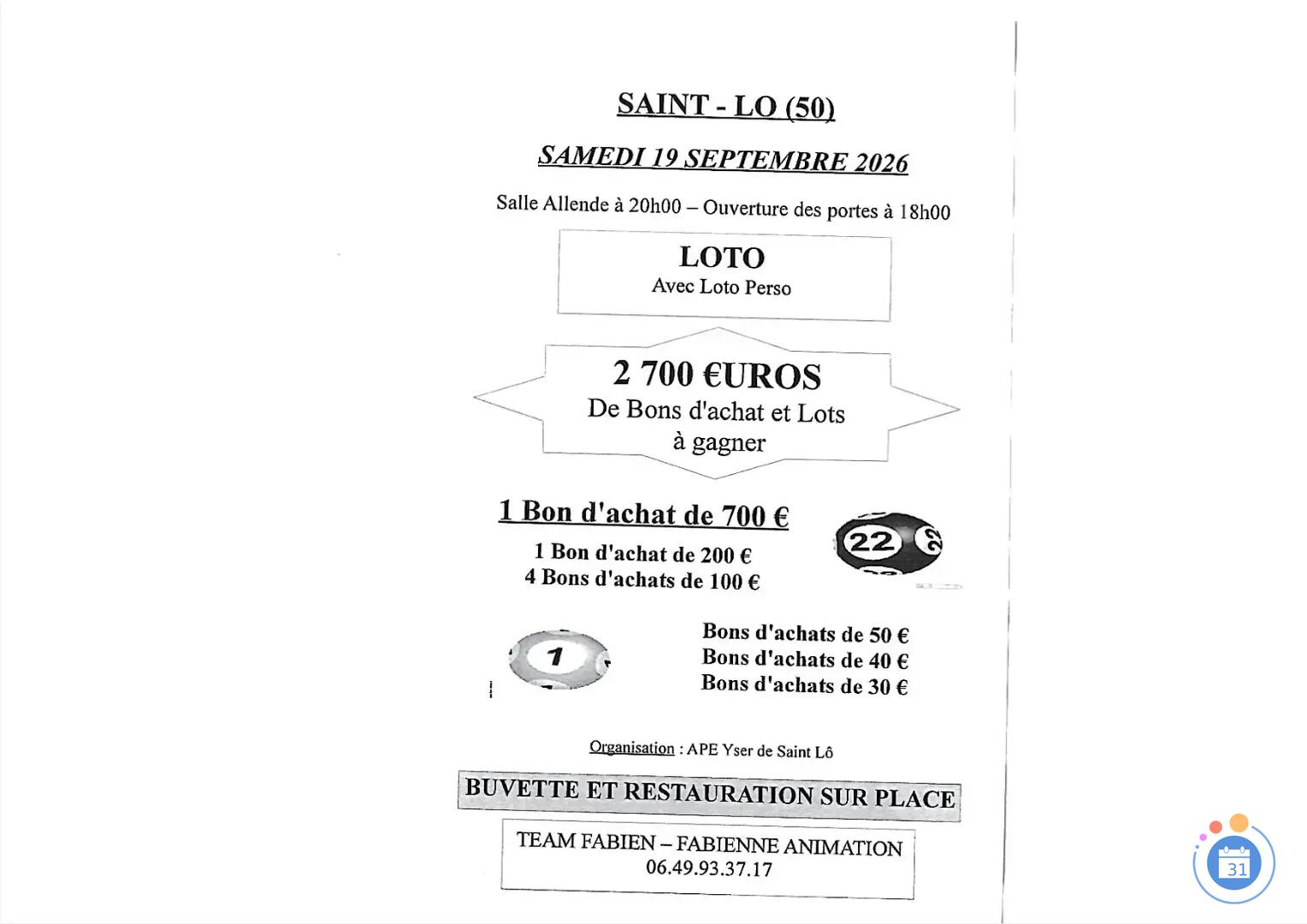 Image LOTO (photo 1)