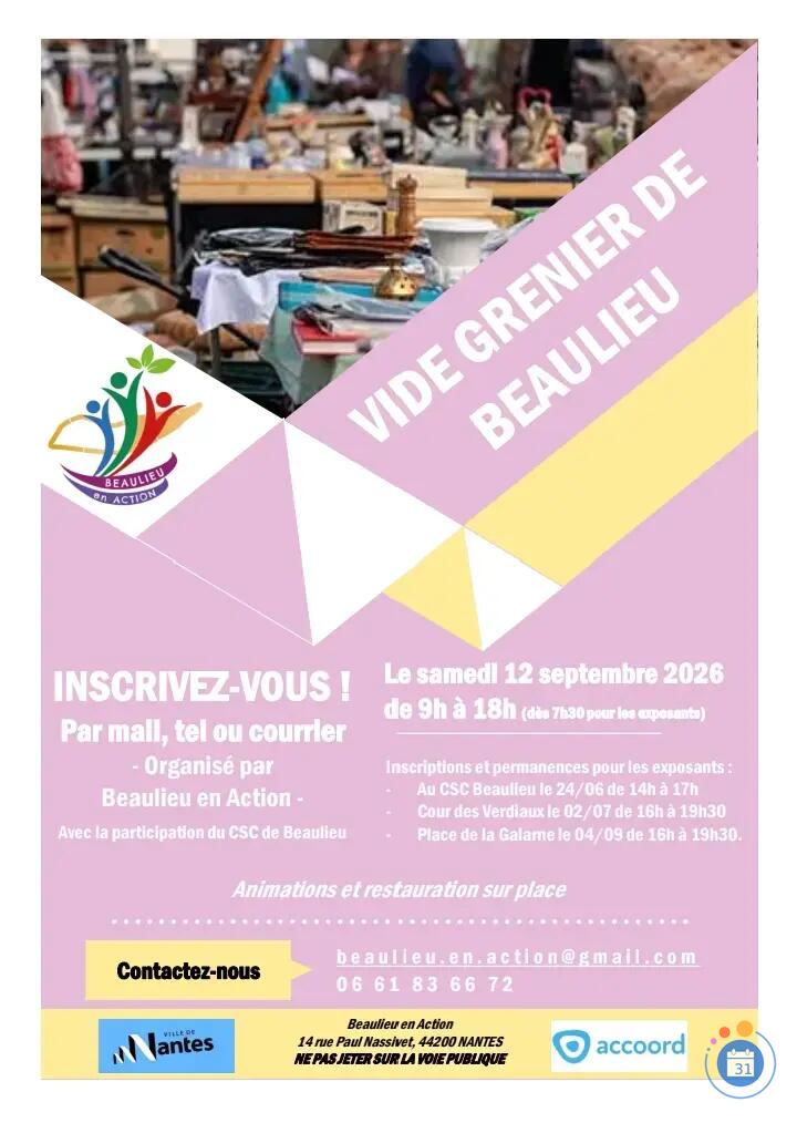 Image vide grenier de Beaulieu (photo 1)