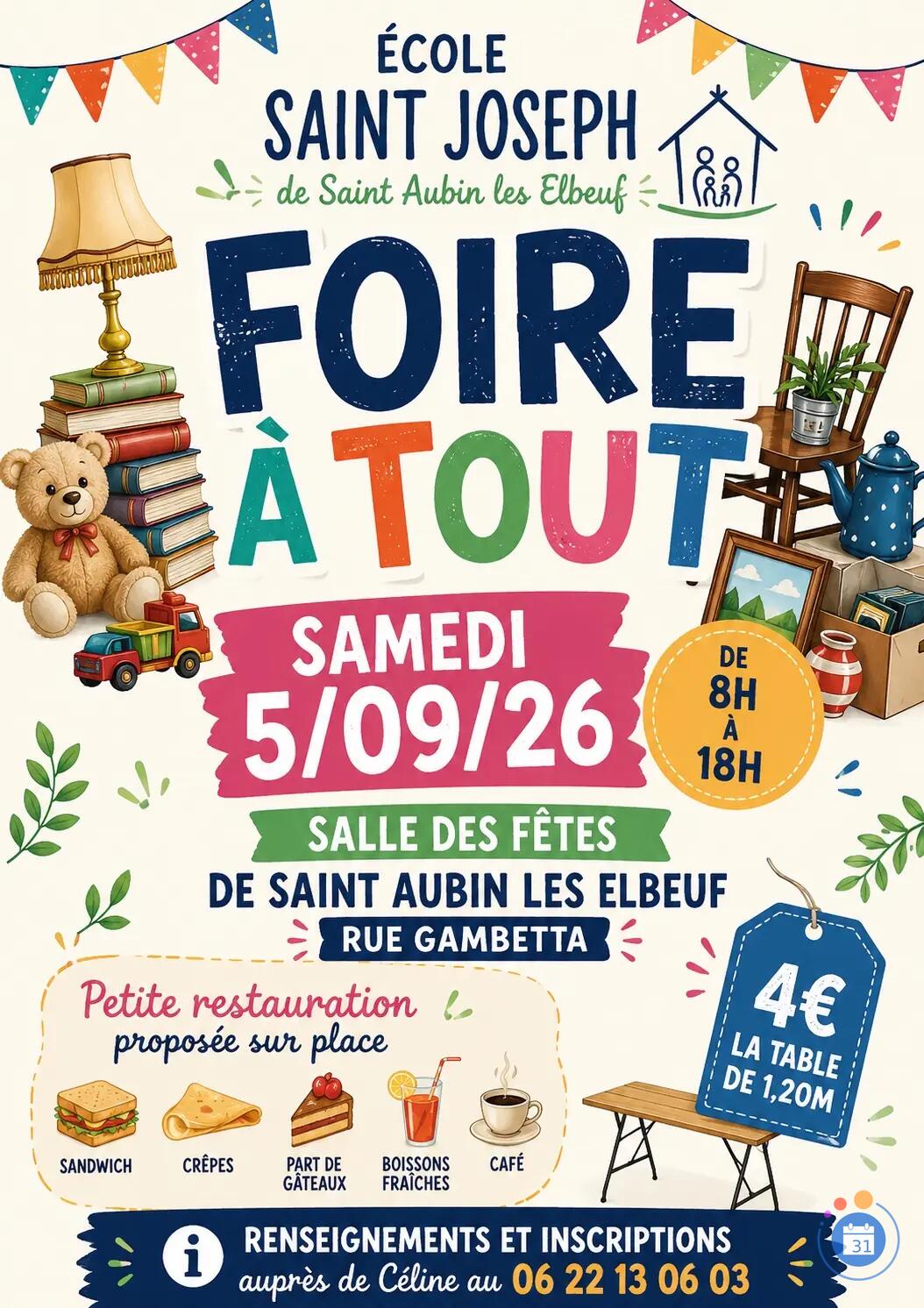 Image Foire a tout de l'école Saint Joseph (photo 1)