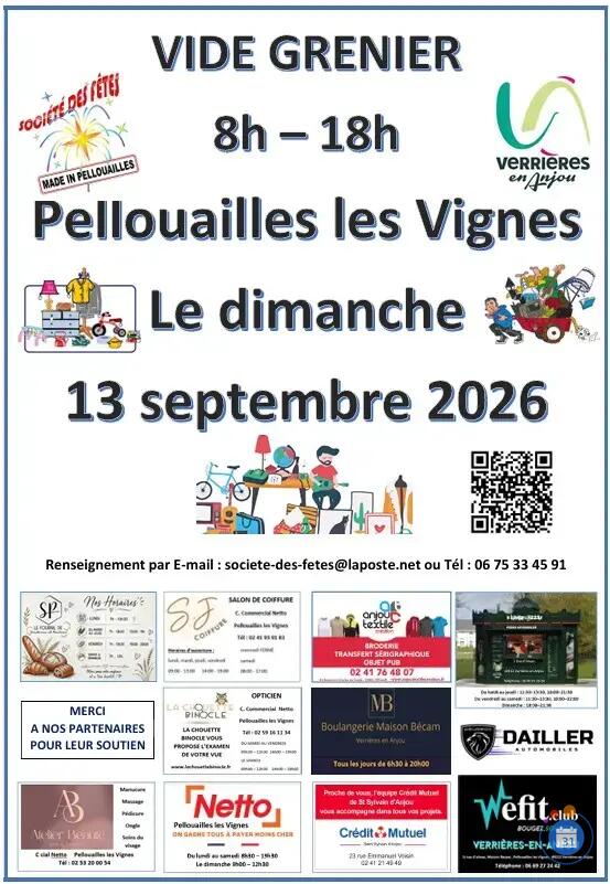 Image VIDE GRENIER DE PELLOUAILLES LES VIGNES (photo 1)