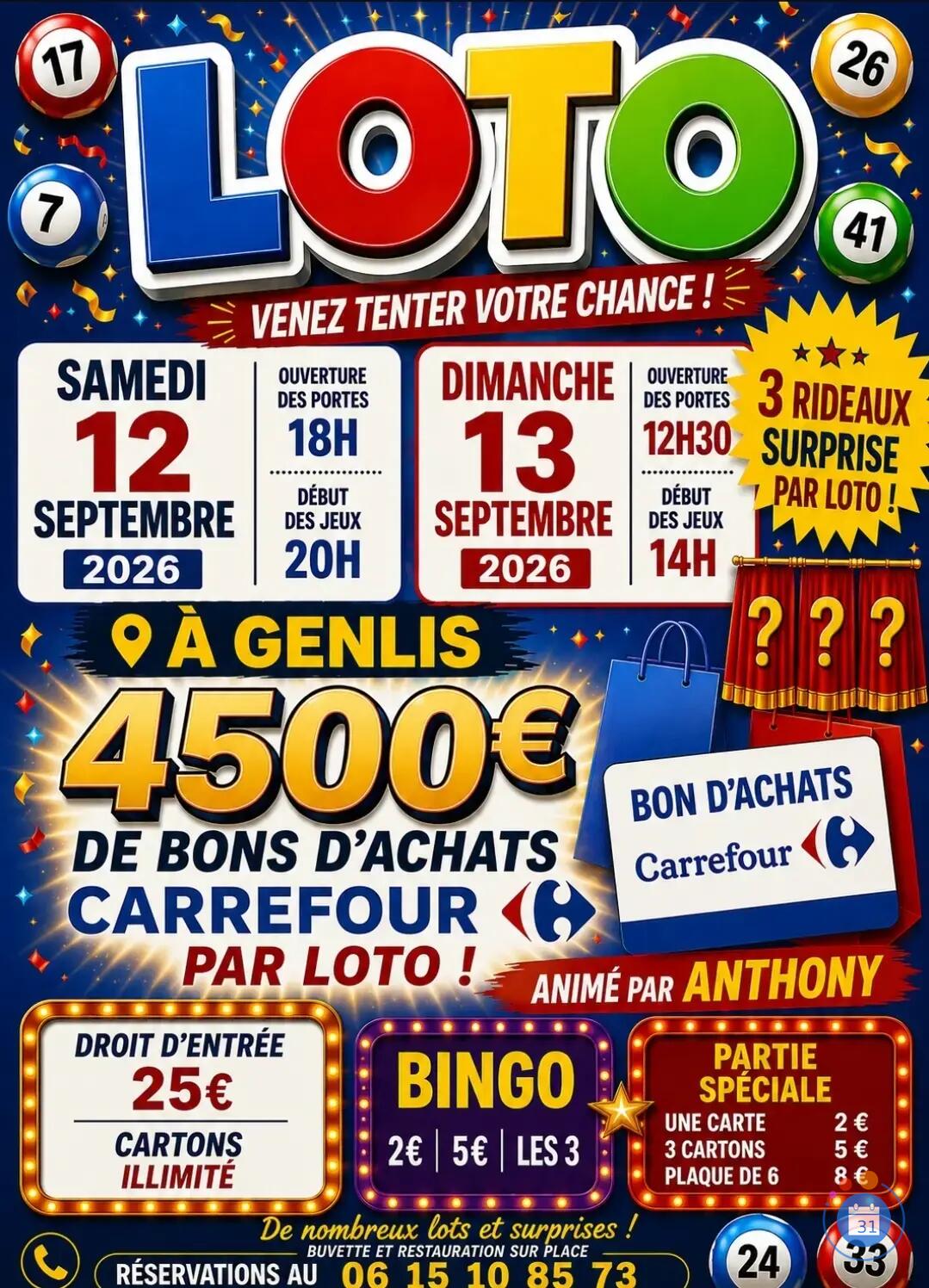 Image Loto carton illimité en 5 quine (photo 1)