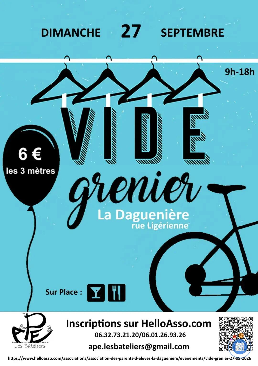 Image Vide grenier La Daguenière - APE Les Bateliers (photo 1)