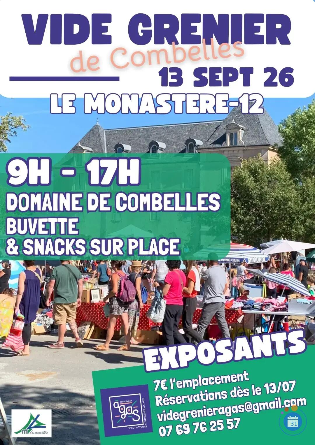 Image Grand Vide-Grenier agas au Domaine de Combelles (photo 1)