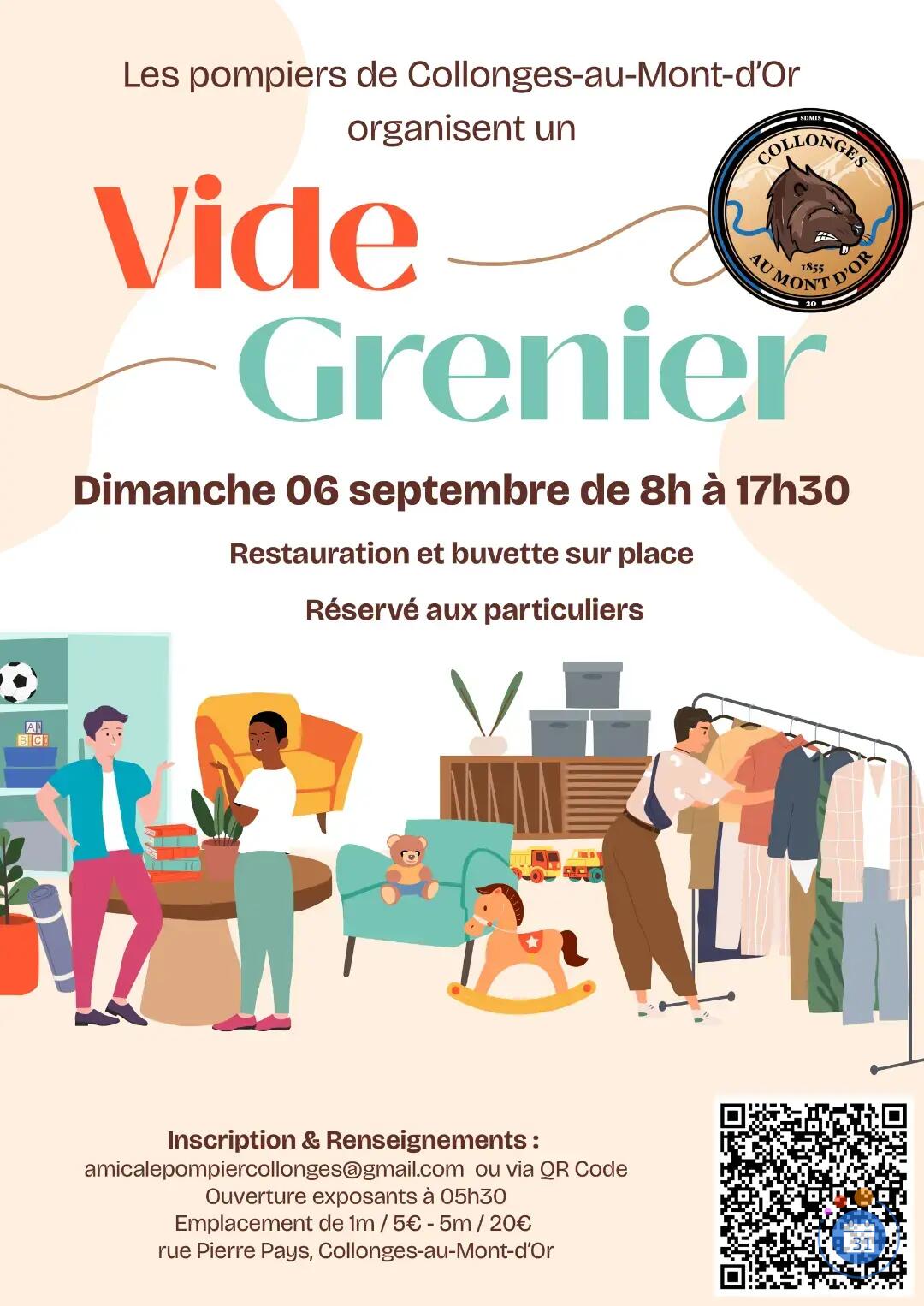 Image Vide Grenier de Collonges au mont d'or (photo 1)