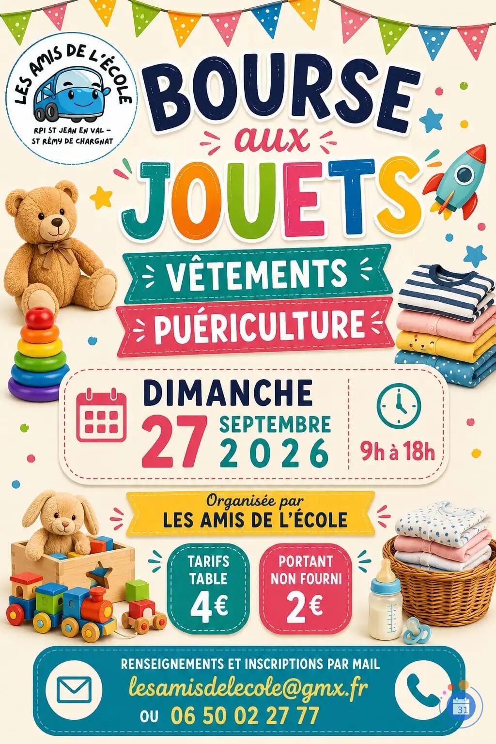 Image Bourse aux jouets/vêtements/puériculture (photo 1)