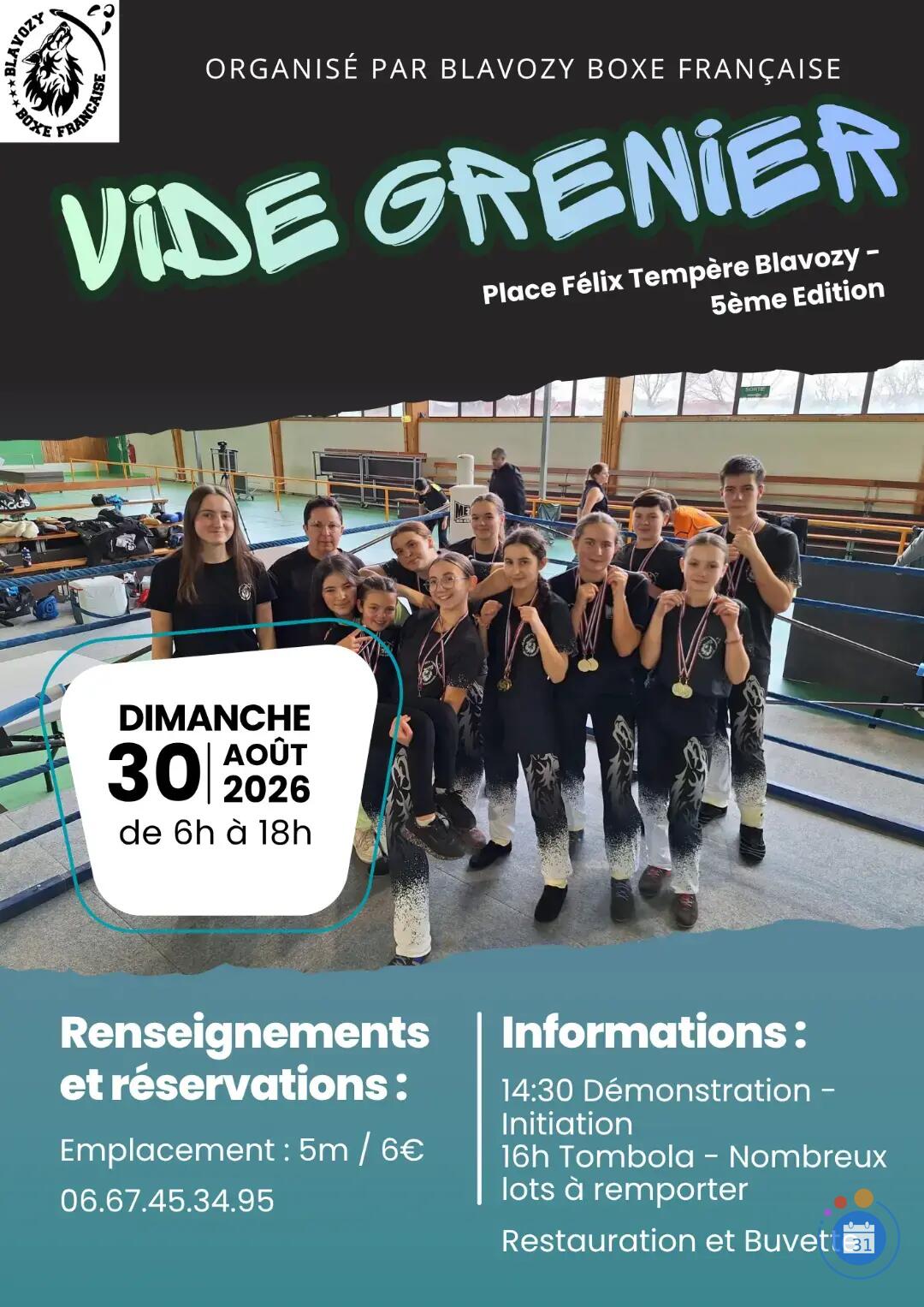 Image VIDE GRENIERS DE BLAVOZY BOXE FRANCAISE (photo 1)