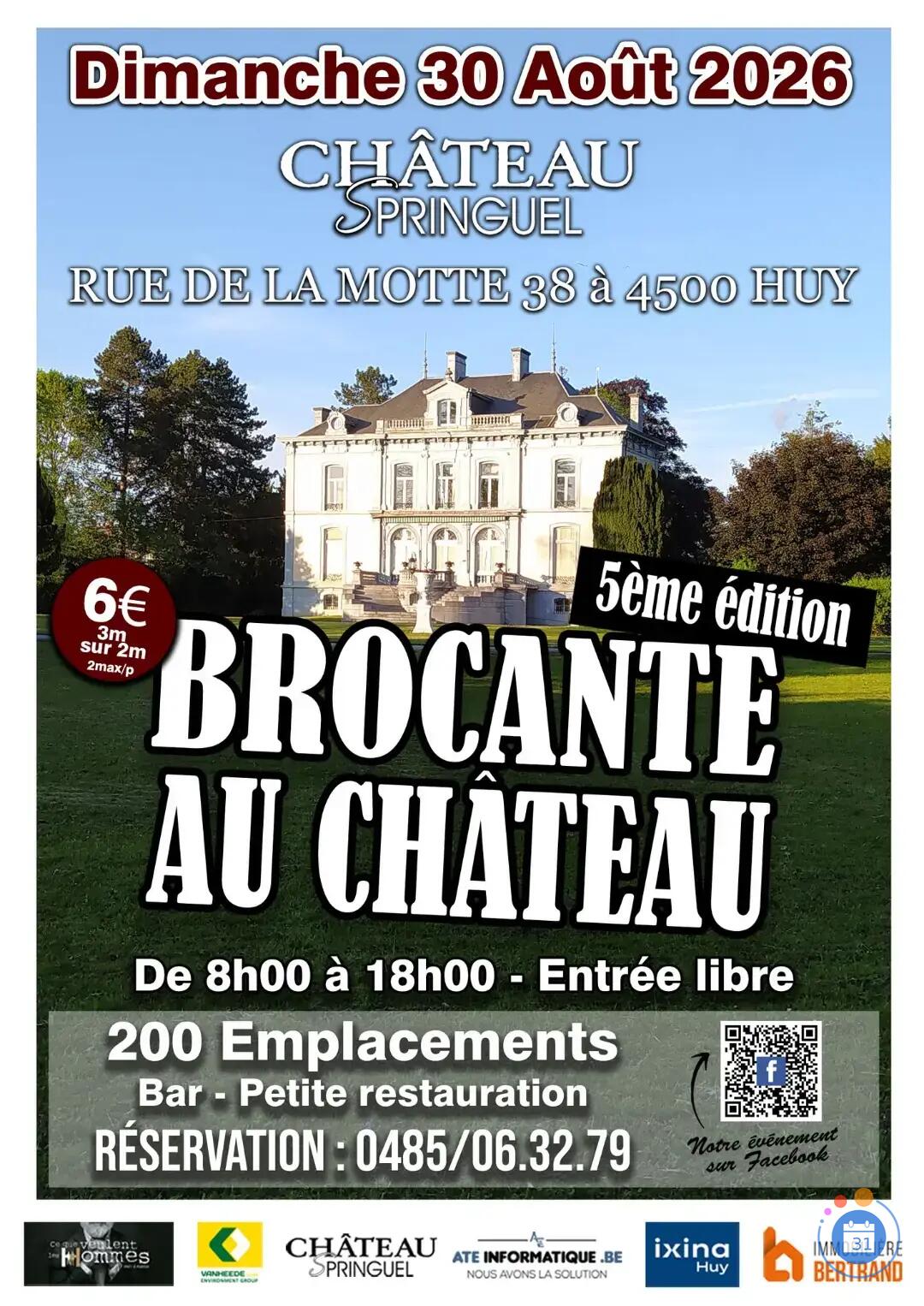 Image La Brocante du Château Springuel : une journée de chine et de découvertes à Huy (photo 1)