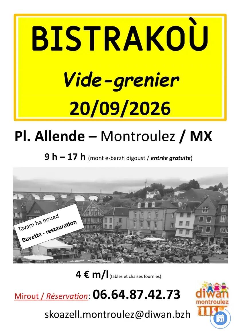 Image Bistrakoù - Vide-Greniers Diwan (photo 1)