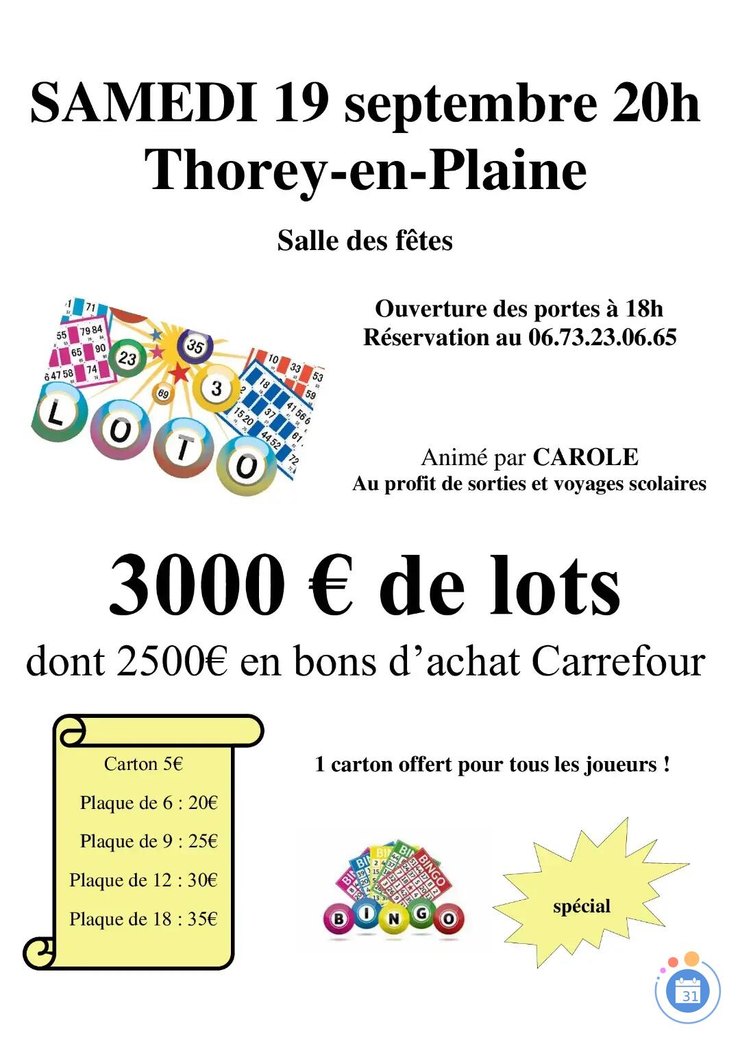 Image Loto Thorey-en-Plaine (photo 1)