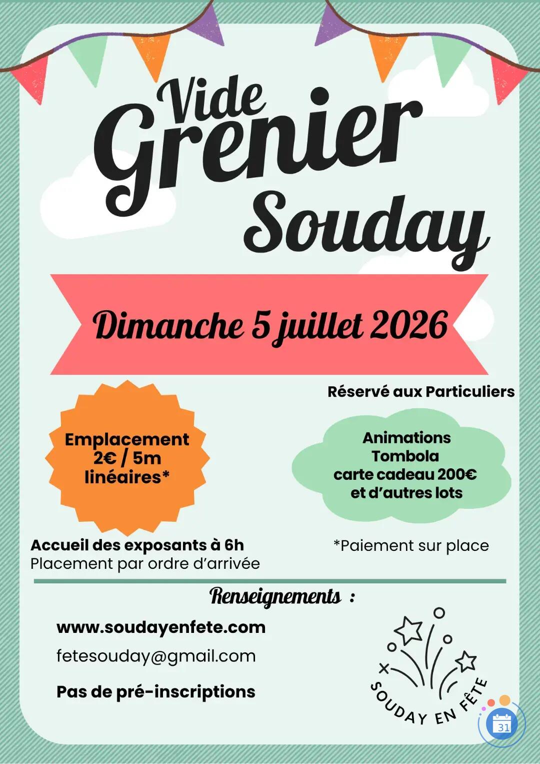Image Vide grenier de Souday (photo 1)