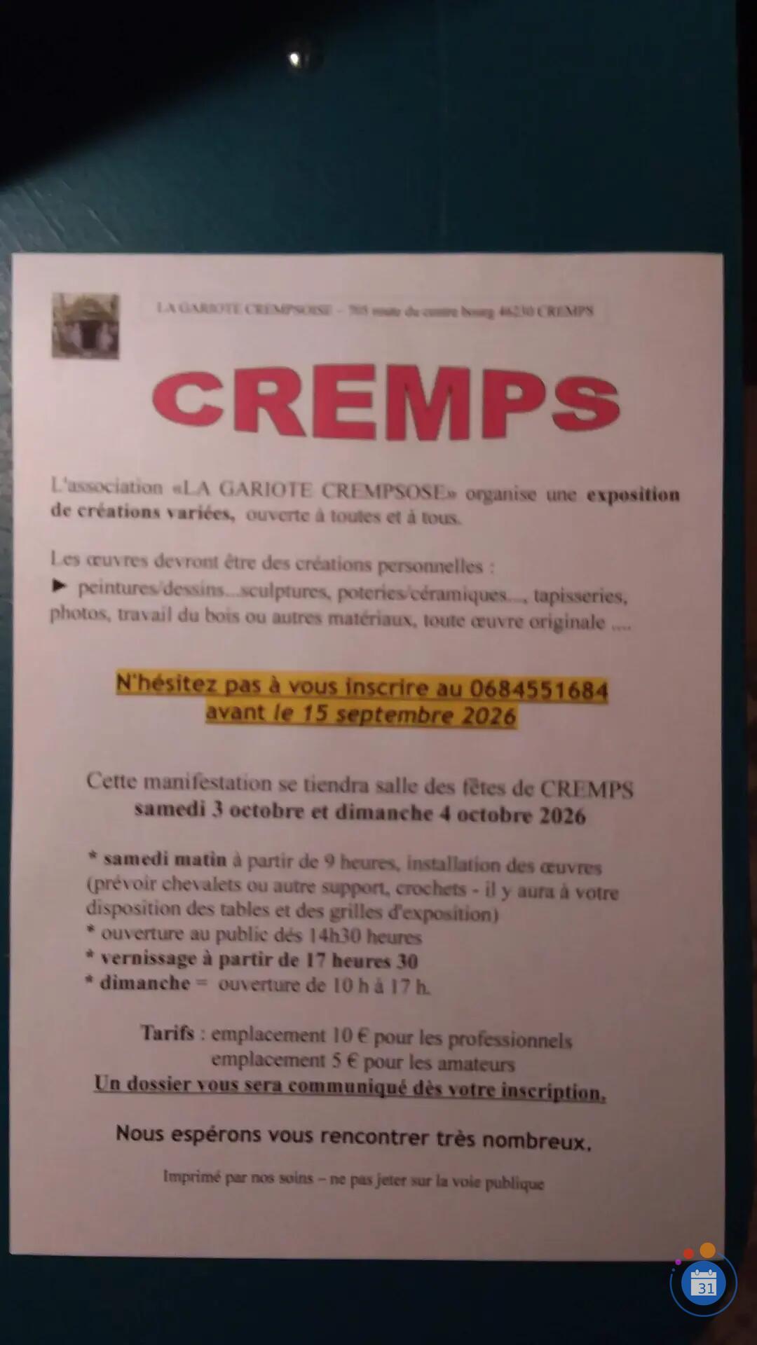 Image Automnales crempsoises 