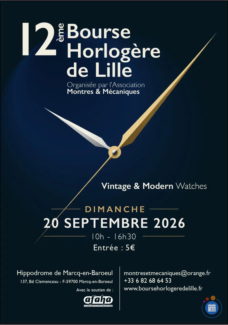Image 12ème bourse internationale de montres de Lille (photo 1)