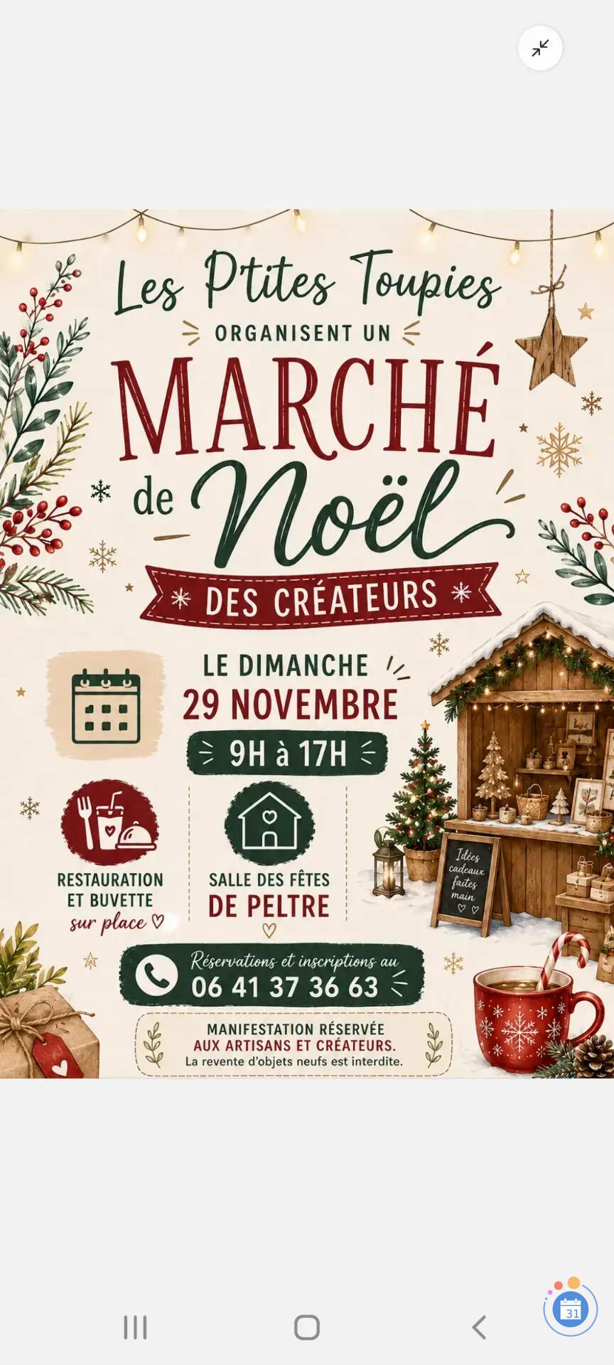 Image marché de noel artisanal (photo 2)