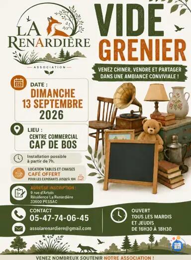Image VIDE GRENIER ASSOCIATION LA RENARDIERE (photo 1)