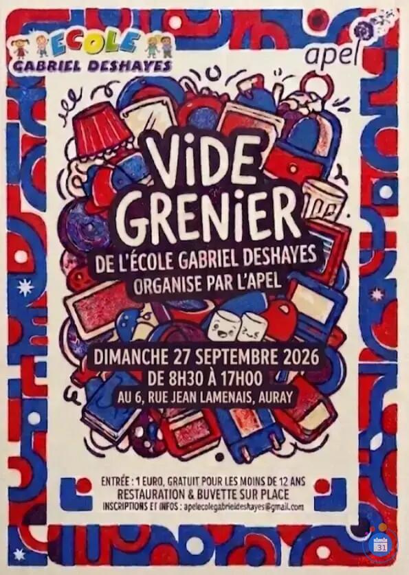 Image Vide greniers de l'école Gabriel Deshayes (photo 1)