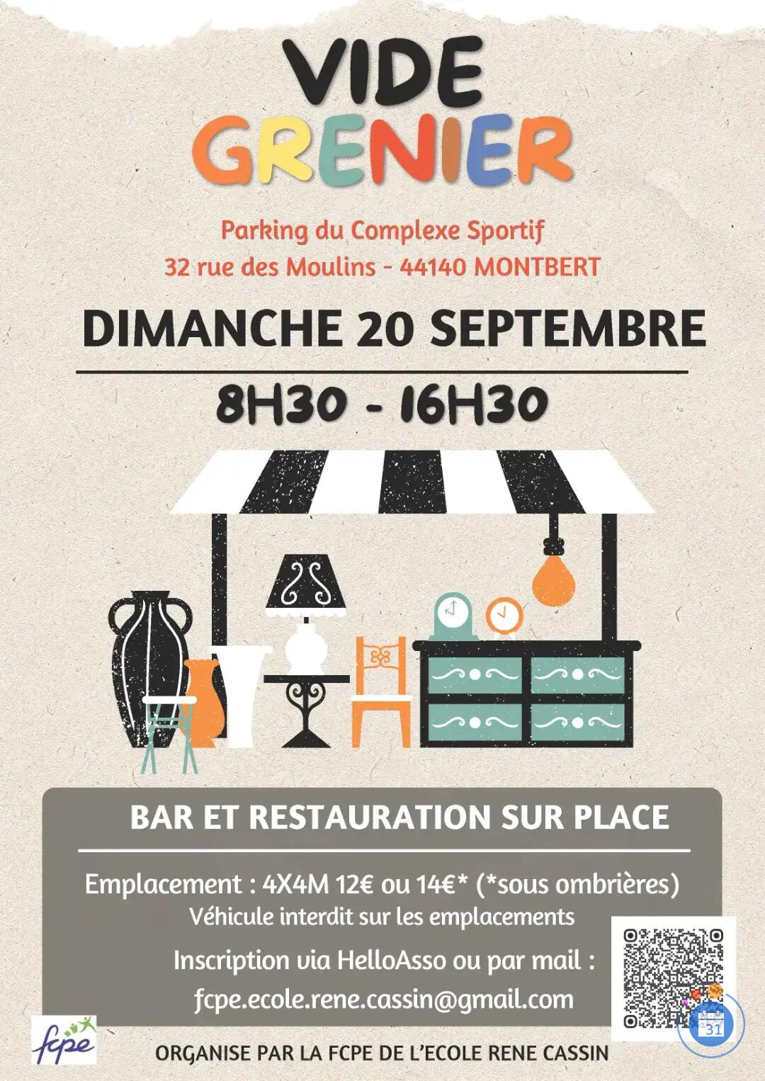 Image Vide greniers de la FCPE René Cassin (photo 1)