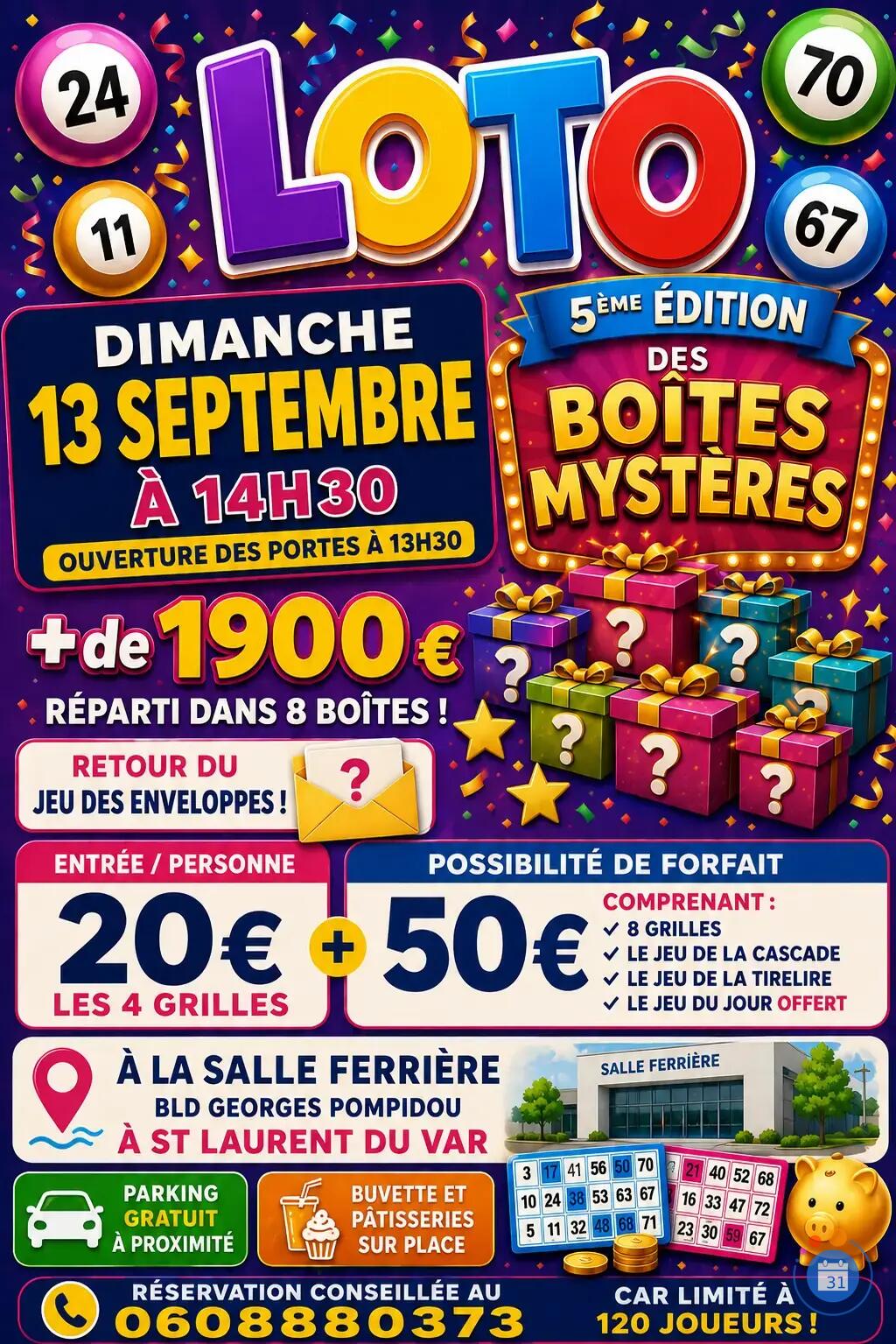 Image Loto des boites Mysteres 5eme edition (photo 1)