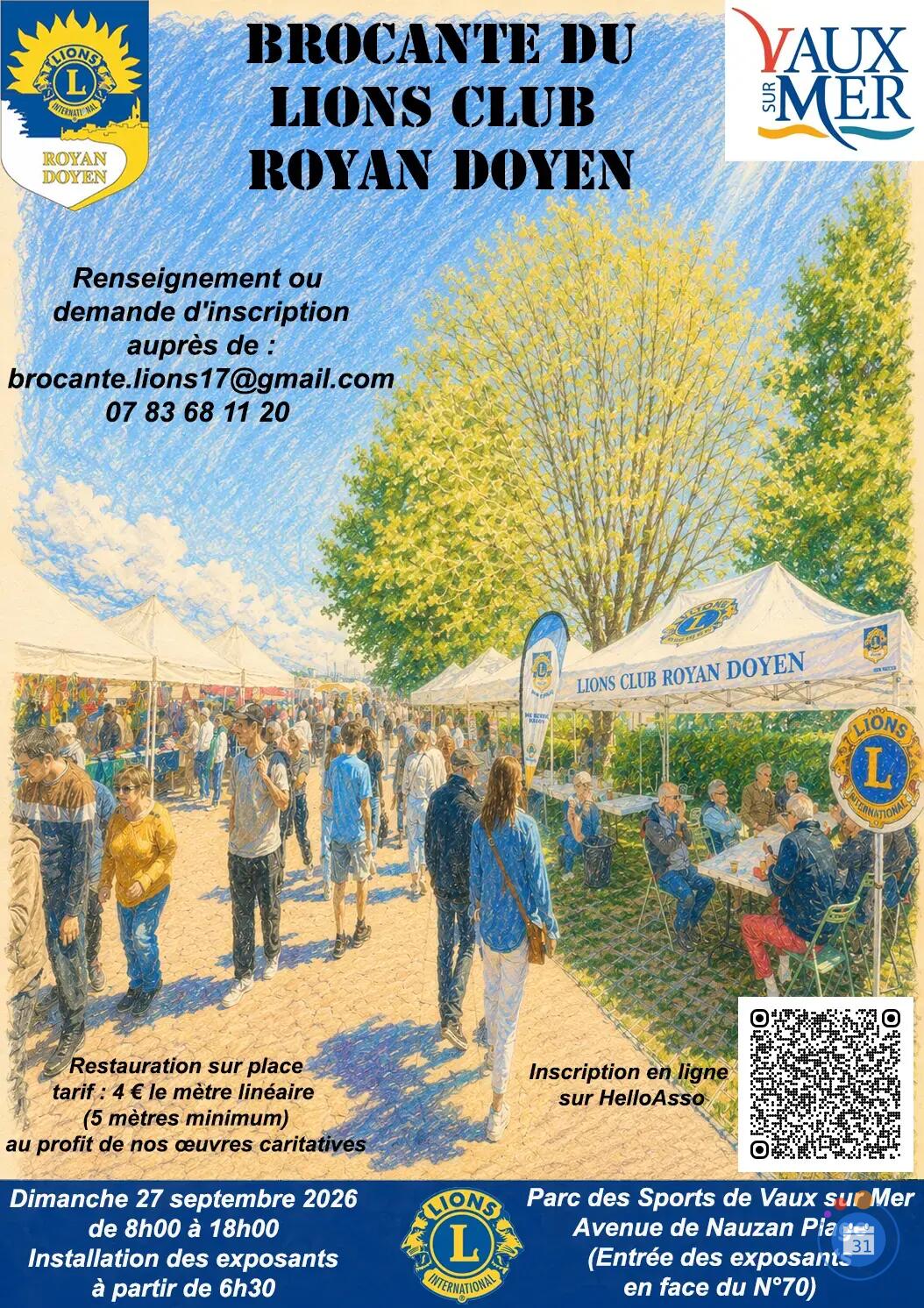 Image Brocante du Lions Club Royan Doyen (photo 1)