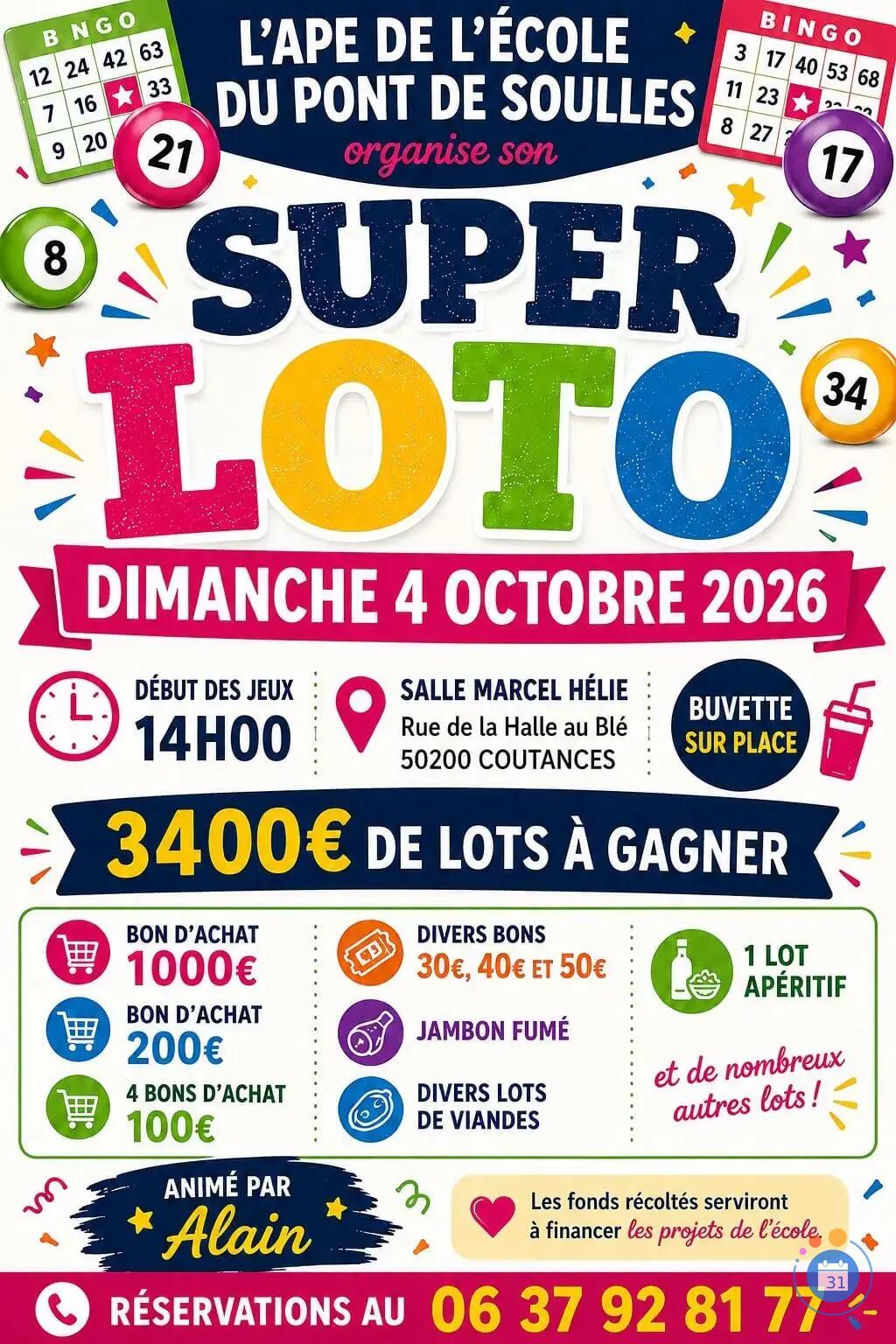 Image Loto de l'école du pont de Soulles (photo 1)