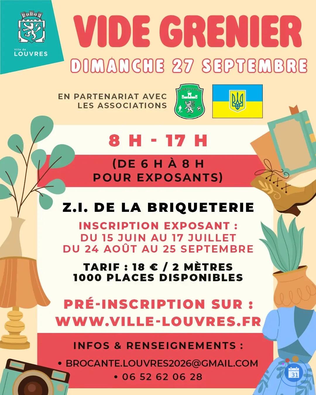 Image Vide grenier annuel de Louvres (photo 1)